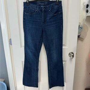 Seven7 Women's Dark Blue Boot Cut Jeans